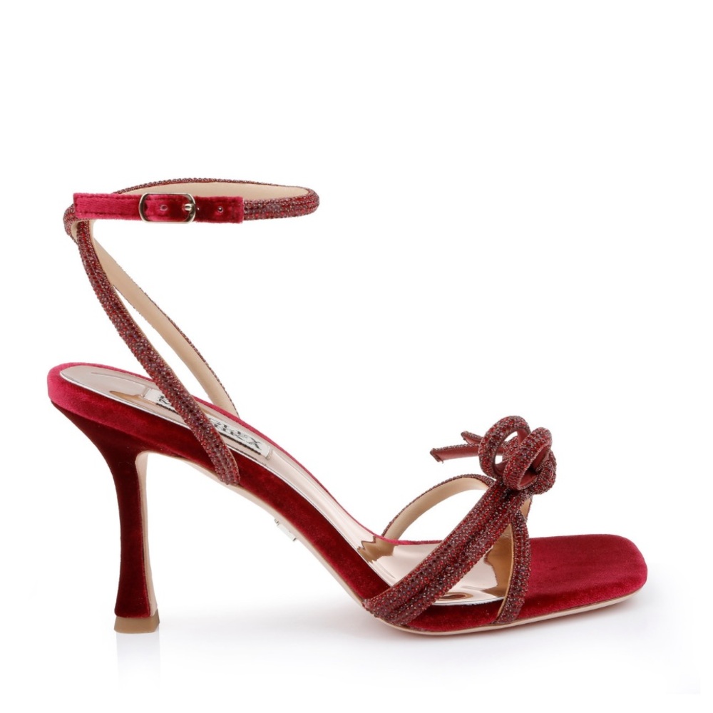 BADGLEY MISCHKA
Effie Strappy Bow
Stiletto Heels RUBY RED
$245 size 7.5 gently